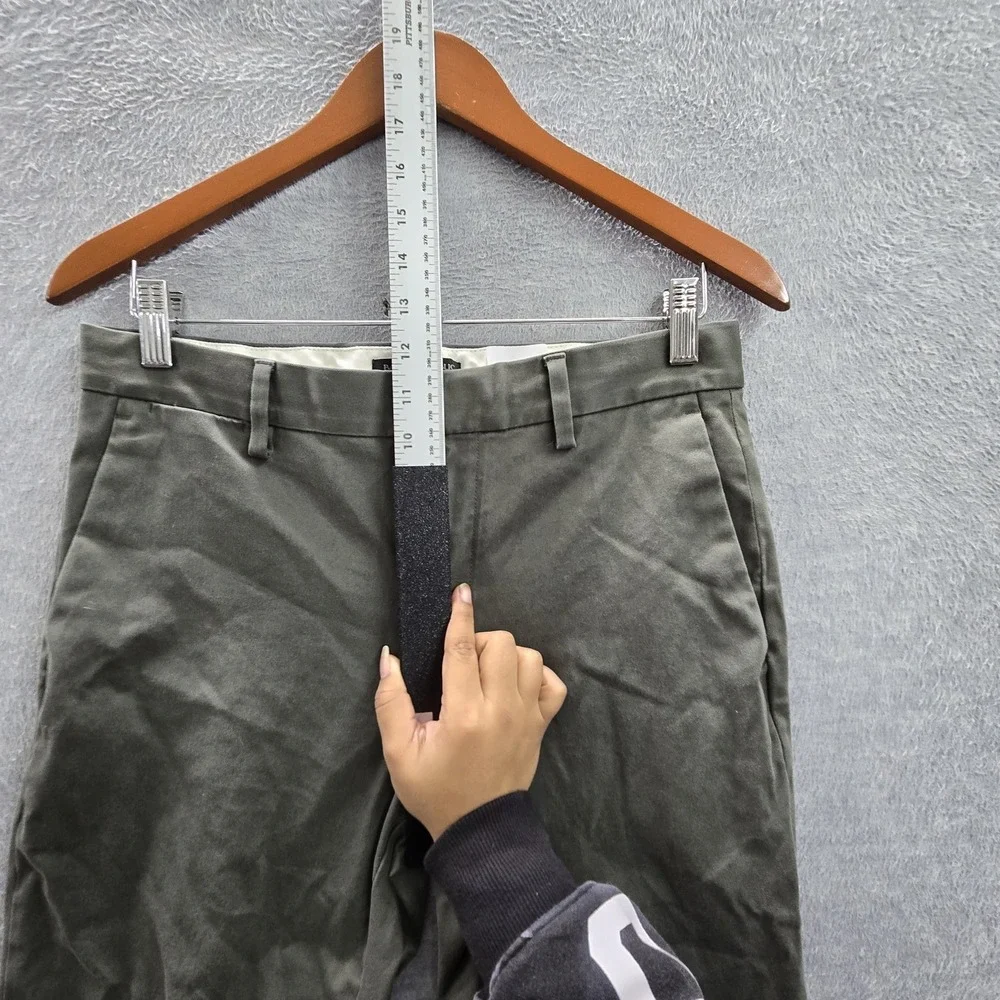 Banana Republic Men Pants 30X32 Green Chino Aiden Slim 27